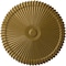 Ekena Millwork Shakuras Ceiling Medallion (Fits Canopies up to 5"), Hand-Painted Gold, 24"OD x 3"P CM24SHGLS - alternate 1